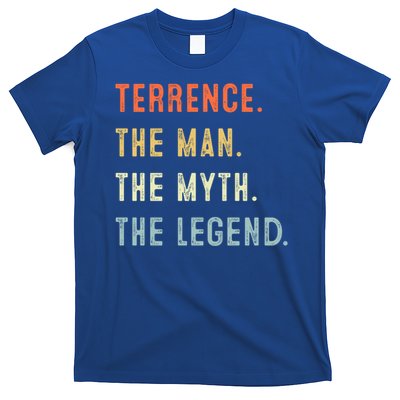 Terrence The Myth Legend Father’s Day Gift Papa Grandpa Funny Gift T-Shirt