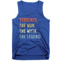 Terrence The Myth Legend Father’s Day Gift Papa Grandpa Funny Gift Tank Top