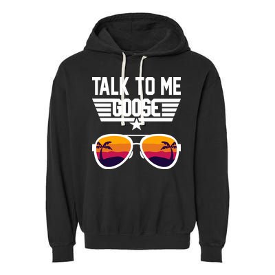 TALK TO ME GOOSE Sunglasses Hawaiian Trees Print Women T Shirt Summer Harajuku Garment-Dyed Fleece Hoodie