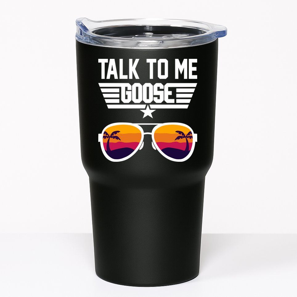 TALK TO ME GOOSE Sunglasses Hawaiian Trees Print Women T Shirt Summer Harajuku Tumbler