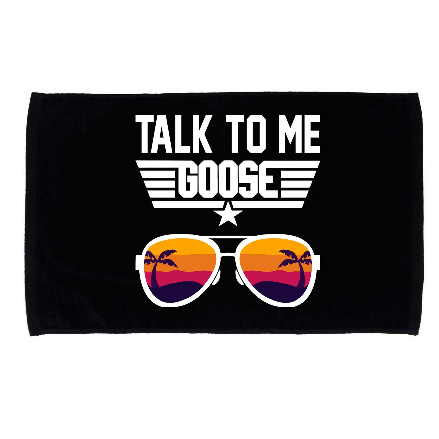 TALK TO ME GOOSE Sunglasses Hawaiian Trees Print Women T Shirt Summer Harajuku Microfiber Hand Towel