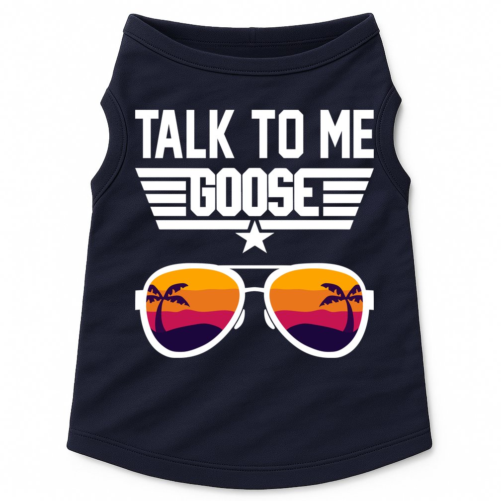 TALK TO ME GOOSE Sunglasses Hawaiian Trees Print Women T Shirt Summer Harajuku Doggie Tank