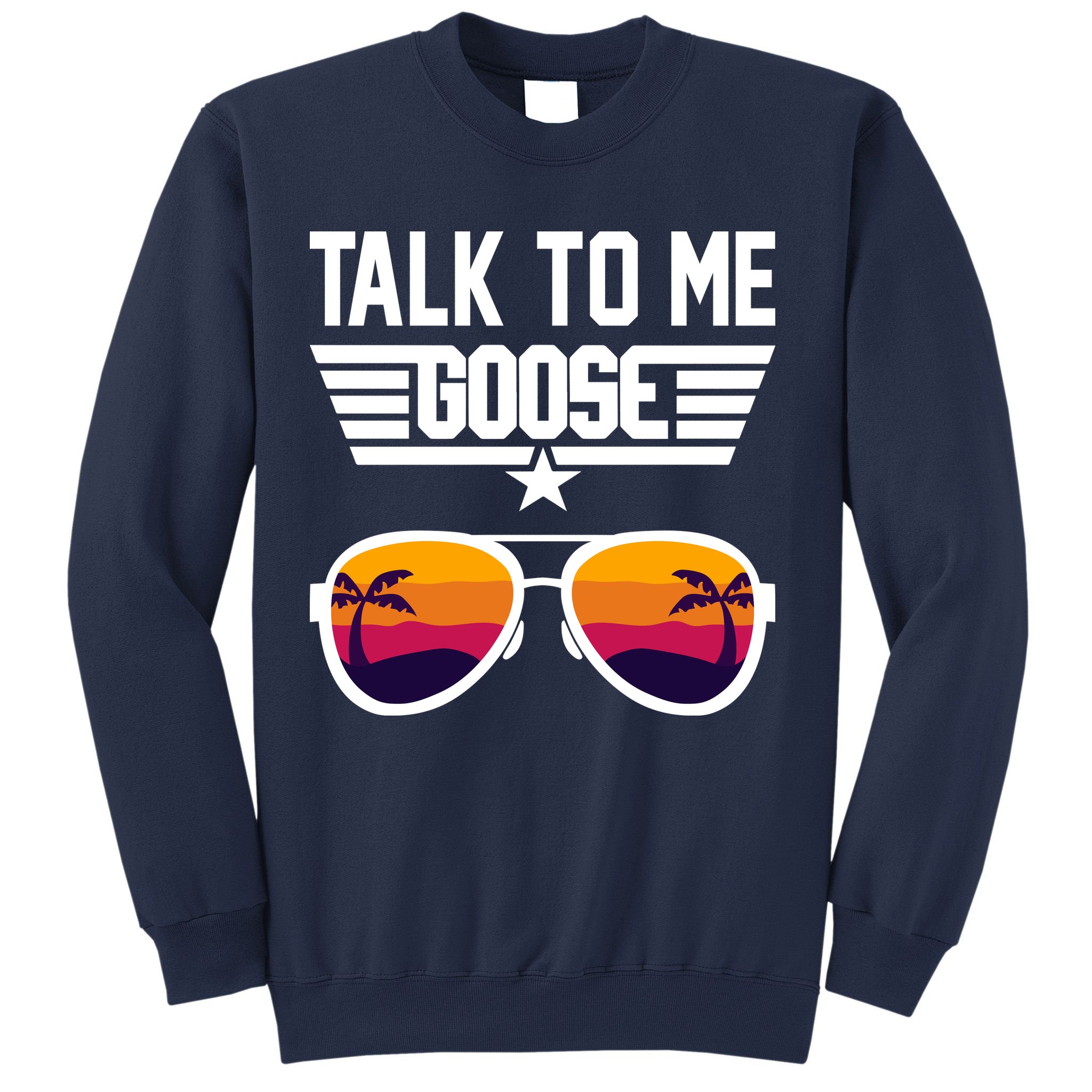 TALK TO ME GOOSE Sunglasses Hawaiian Trees Print Women T Shirt Summer Harajuku Sweatshirt
