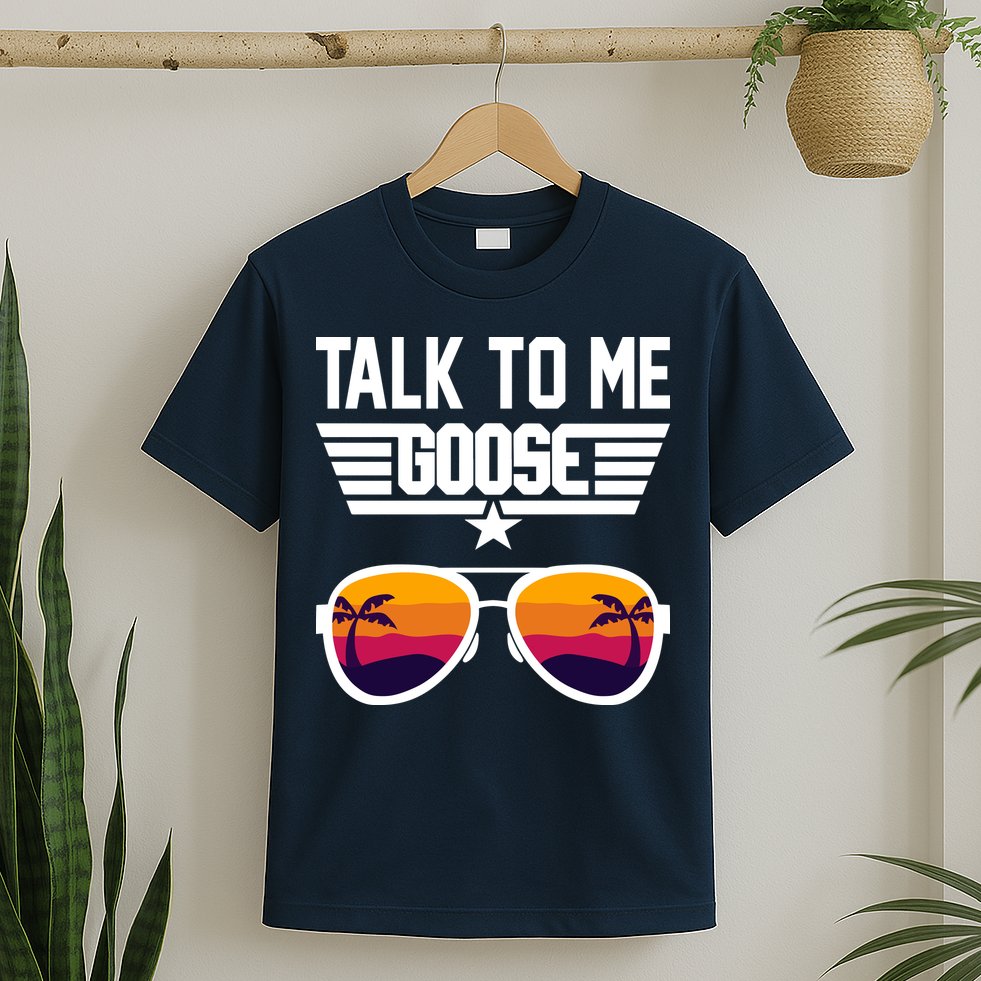 TALK TO ME GOOSE Sunglasses Hawaiian Trees Print Women T Shirt Summer Harajuku T-Shirt