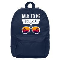 TALK TO ME GOOSE Sunglasses Hawaiian Trees Print Women T Shirt Summer Harajuku 16 in Basic Backpack