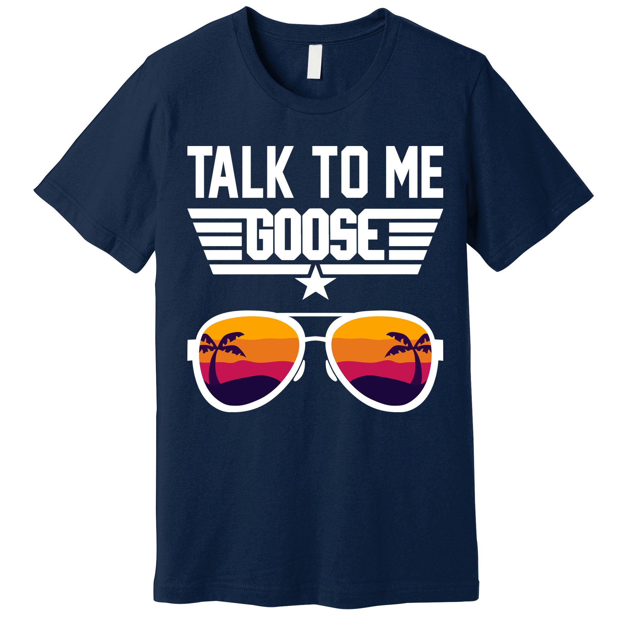 TALK TO ME GOOSE Sunglasses Hawaiian Trees Print Women T Shirt Summer Harajuku Premium T-Shirt