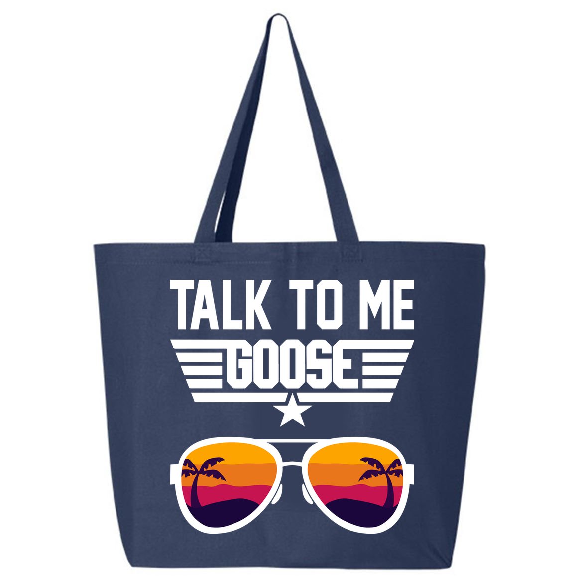 TALK TO ME GOOSE Sunglasses Hawaiian Trees Print Women T Shirt Summer Harajuku 25L Jumbo Tote