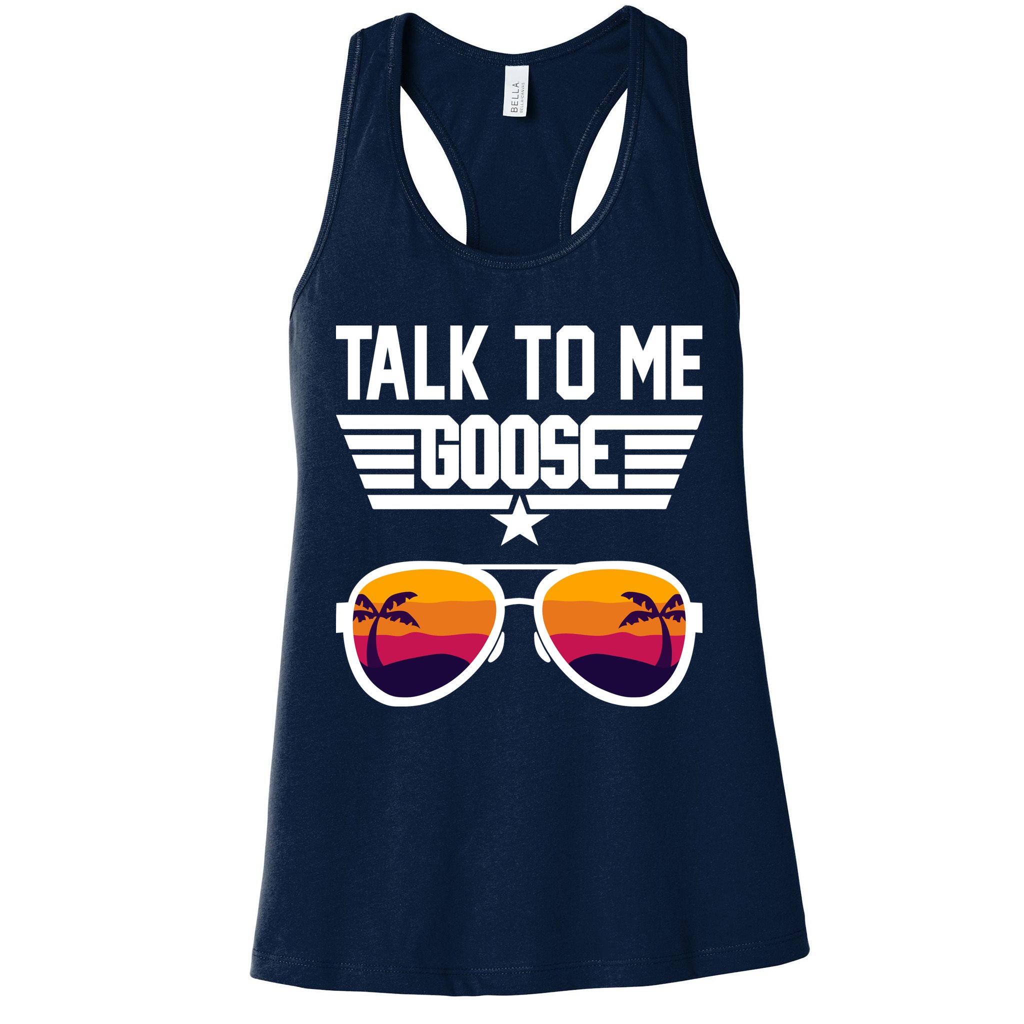 TALK TO ME GOOSE Sunglasses Hawaiian Trees Print Women T Shirt Summer Harajuku Womens Tank Top