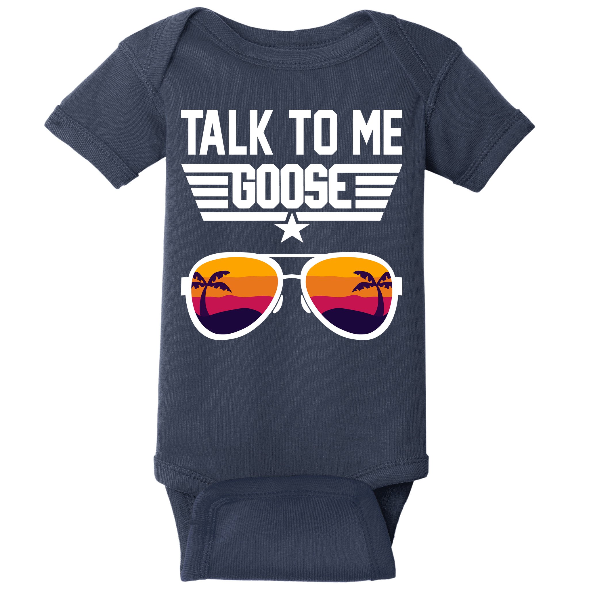 TALK TO ME GOOSE Sunglasses Hawaiian Trees Print Women T Shirt Summer Harajuku Baby Bodysuit