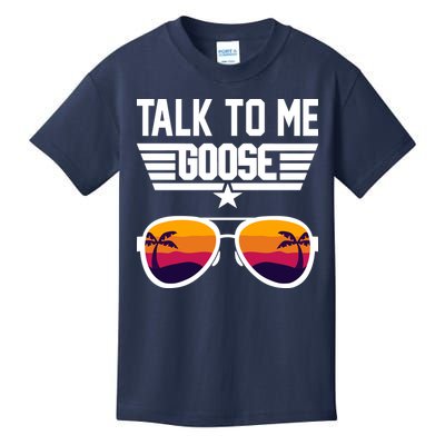 TALK TO ME GOOSE Sunglasses Hawaiian Trees Print Women T Shirt Summer Harajuku Kids T-Shirt