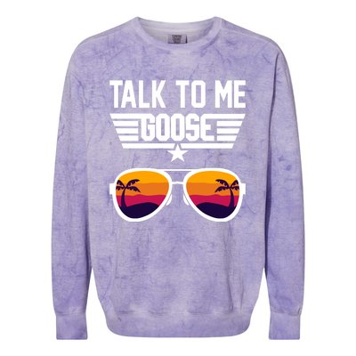 TALK TO ME GOOSE Sunglasses Hawaiian Trees Women T Summer Harajuku Colorblast Crewneck Sweatshirt