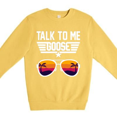 TALK TO ME GOOSE Sunglasses Hawaiian Trees Women T Summer Harajuku Premium Crewneck Sweatshirt