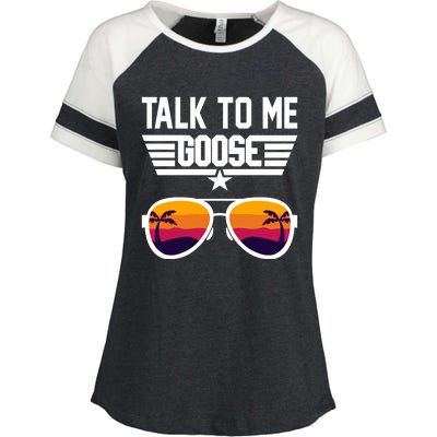 TALK TO ME GOOSE Sunglasses Hawaiian Trees Women T Summer Harajuku Enza Ladies Jersey Colorblock Tee