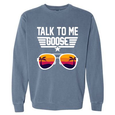 TALK TO ME GOOSE Sunglasses Hawaiian Trees Women T Summer Harajuku Garment-Dyed Sweatshirt