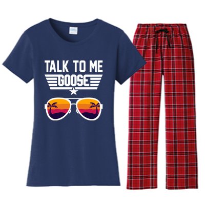 TALK TO ME GOOSE Sunglasses Hawaiian Trees Women T Summer Harajuku Women's Flannel Pajama Set