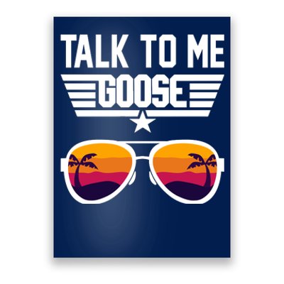 TALK TO ME GOOSE Sunglasses Hawaiian Trees Women T Summer Harajuku Poster