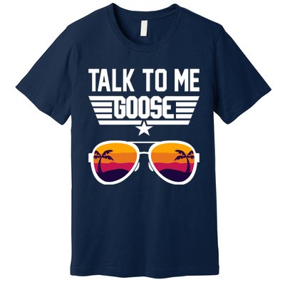 TALK TO ME GOOSE Sunglasses Hawaiian Trees Women T Summer Harajuku Premium T-Shirt