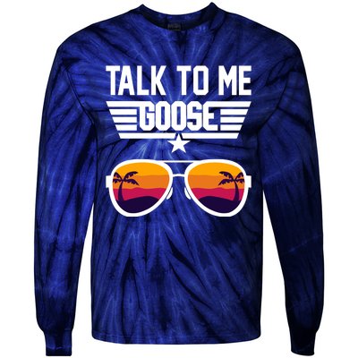 TALK TO ME GOOSE Sunglasses Hawaiian Trees Women T Summer Harajuku Tie-Dye Long Sleeve Shirt