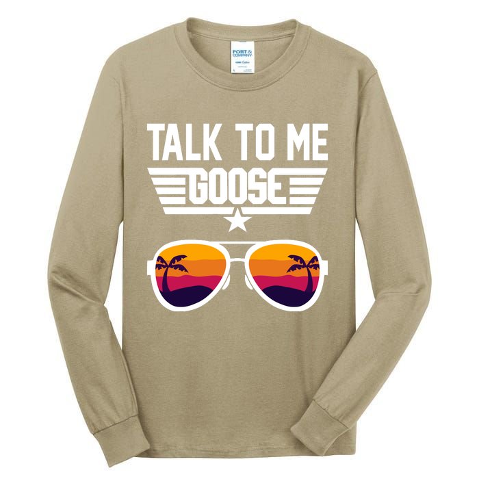 TALK TO ME GOOSE Sunglasses Hawaiian Trees Women T Summer Harajuku Tall Long Sleeve T-Shirt