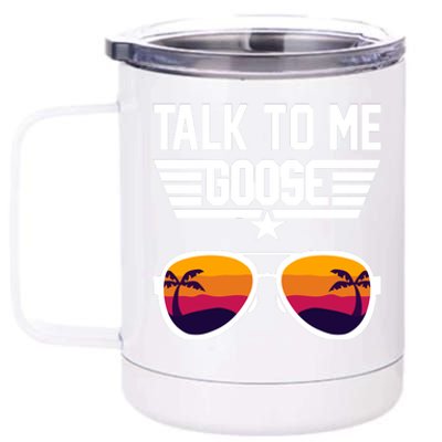 TALK TO ME GOOSE Sunglasses Hawaiian Trees Women T Summer Harajuku 12 oz Stainless Steel Tumbler Cup