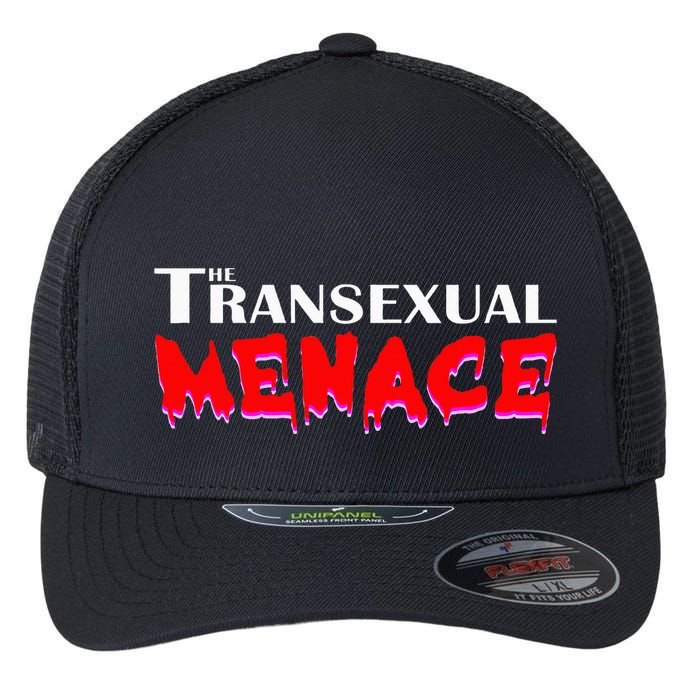 The Transexual Menace Funny Lgbt Pride Flexfit Unipanel Trucker Cap