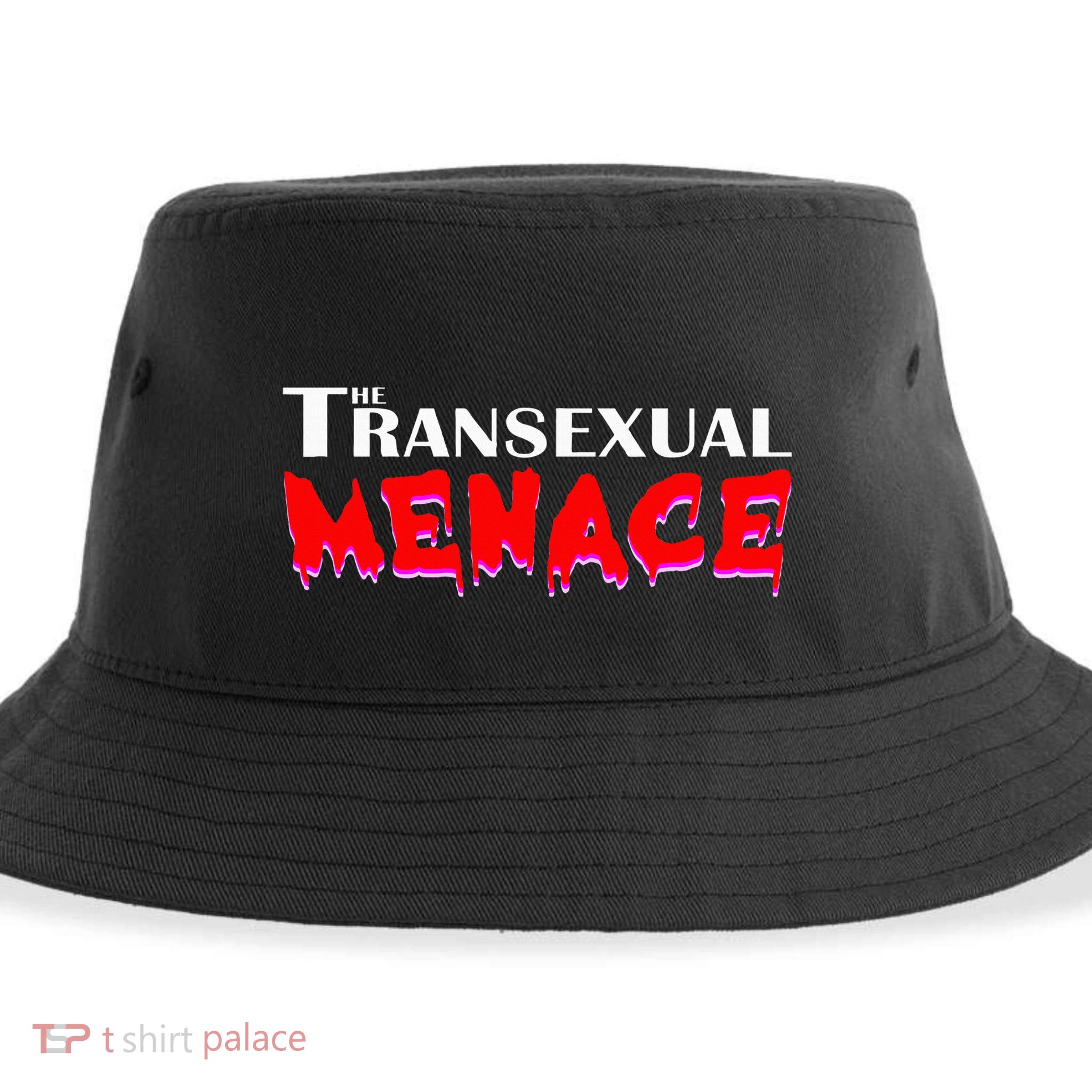 The Transexual Menace Funny Lgbt Pride Sustainable Bucket Hat