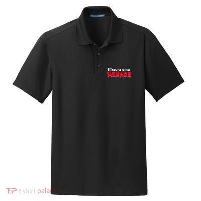 The Transexual Menace Funny Lgbt Pride Dry Zone Grid Polo