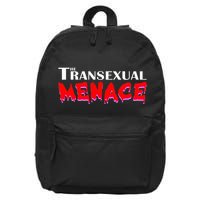 The Transexual Menace Funny Lgbt Pride 16 in Basic Backpack