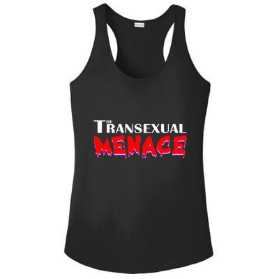 The Transexual Menace Funny Lgbt Pride Ladies PosiCharge Competitor Racerback Tank