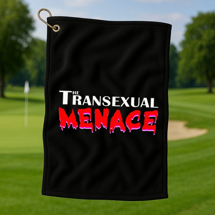 The Transexual Menace Funny Lgbt Pride Golf Towel