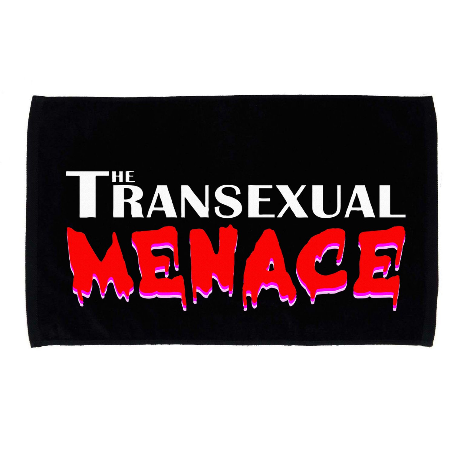 The Transexual Menace Funny Lgbt Pride Microfiber Hand Towel