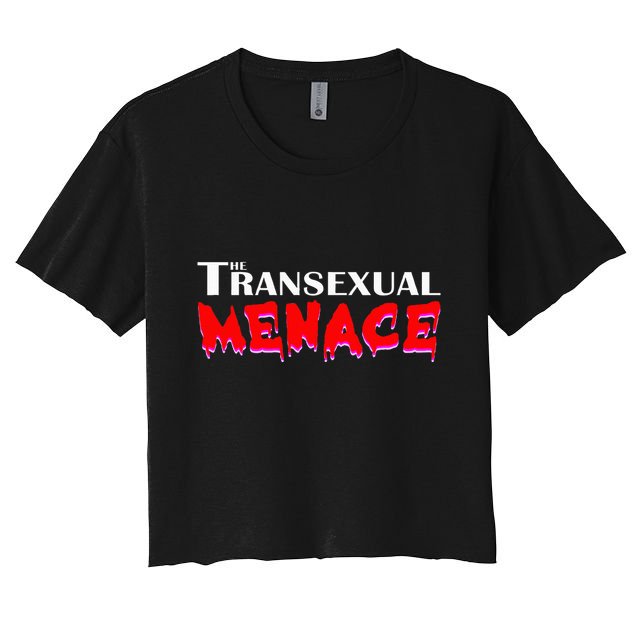 The Transexual Menace Funny Lgbt Pride Crop Top