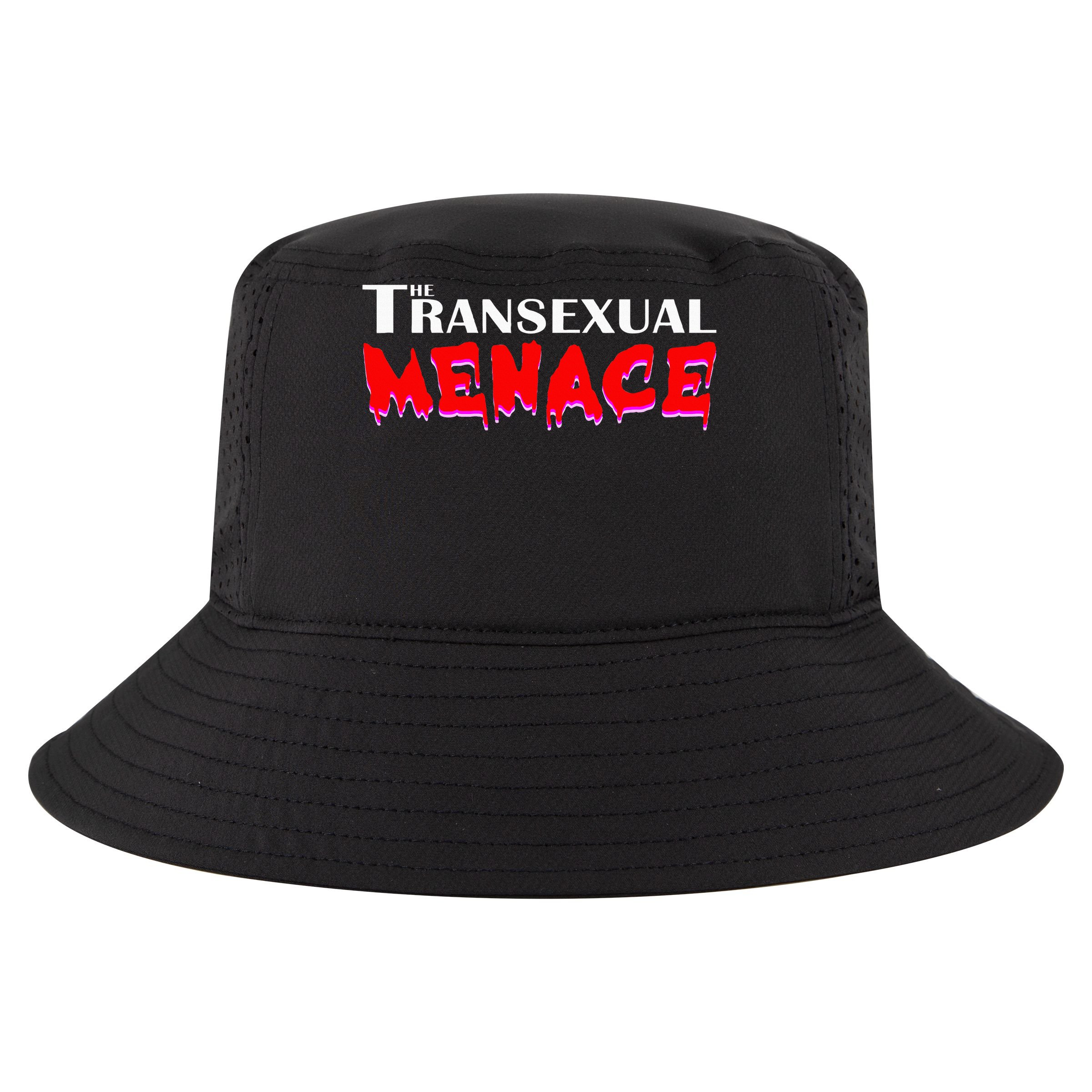 The Transexual Menace Funny Lgbt Pride Cropped Pullover Crew