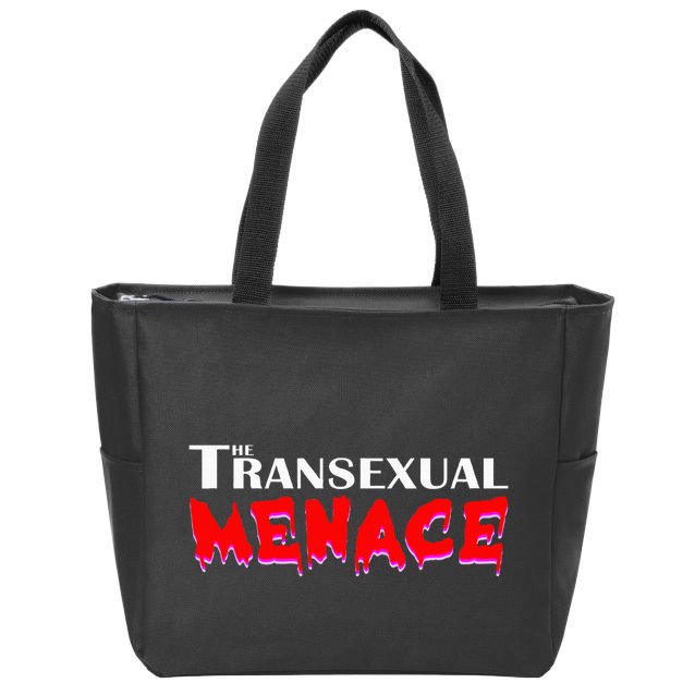 The Transexual Menace Funny Lgbt Pride Zip Tote Bag