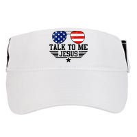 Talk To Me Jesus Glasses Usa Flag Adult Drive Performance Visor