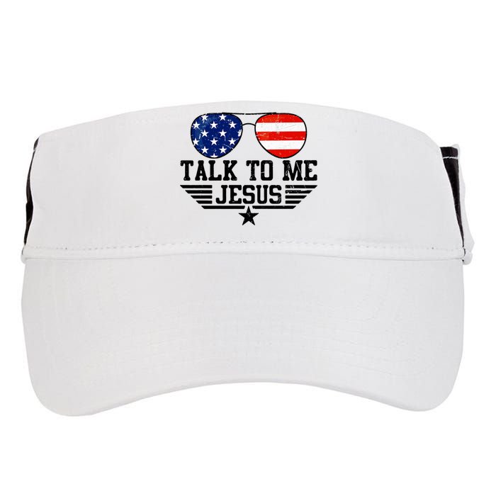 Talk To Me Jesus Glasses Usa Flag Adult Drive Performance Visor