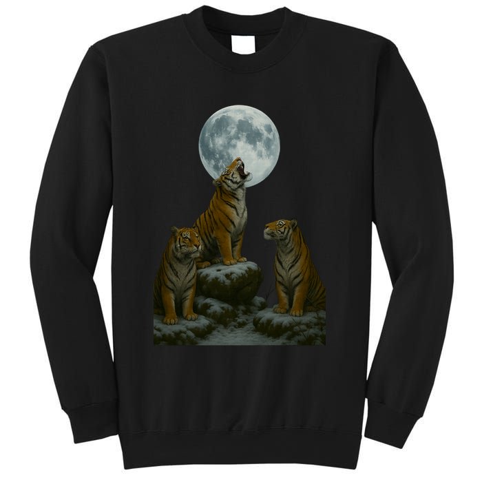 Three Tigers Moon Sweatshirt
