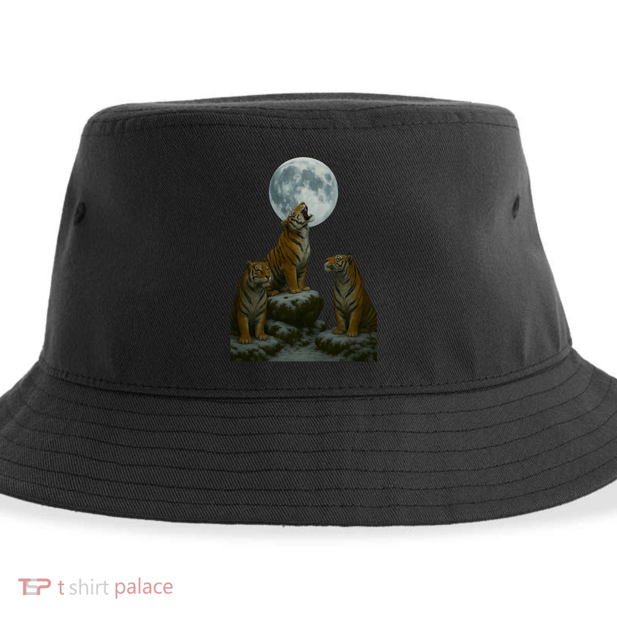 Three Tigers Moon Sustainable Bucket Hat