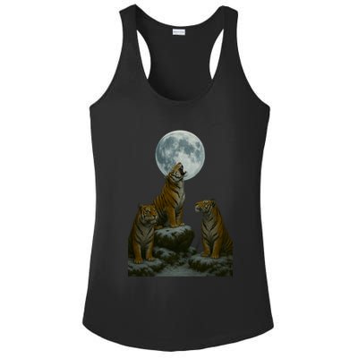 Three Tigers Moon Ladies PosiCharge Competitor Racerback Tank
