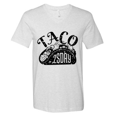 Taco Tuesday Mexican V-Neck T-Shirt