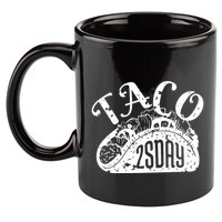 Taco Tuesday Mexican 11oz C Handle Ceramic Mug