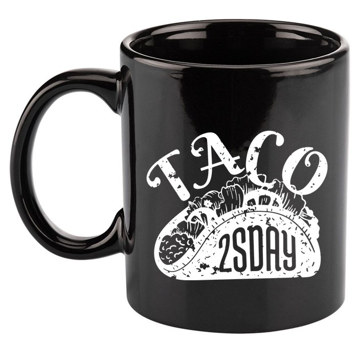 Taco Tuesday Mexican 11oz C Handle Ceramic Mug