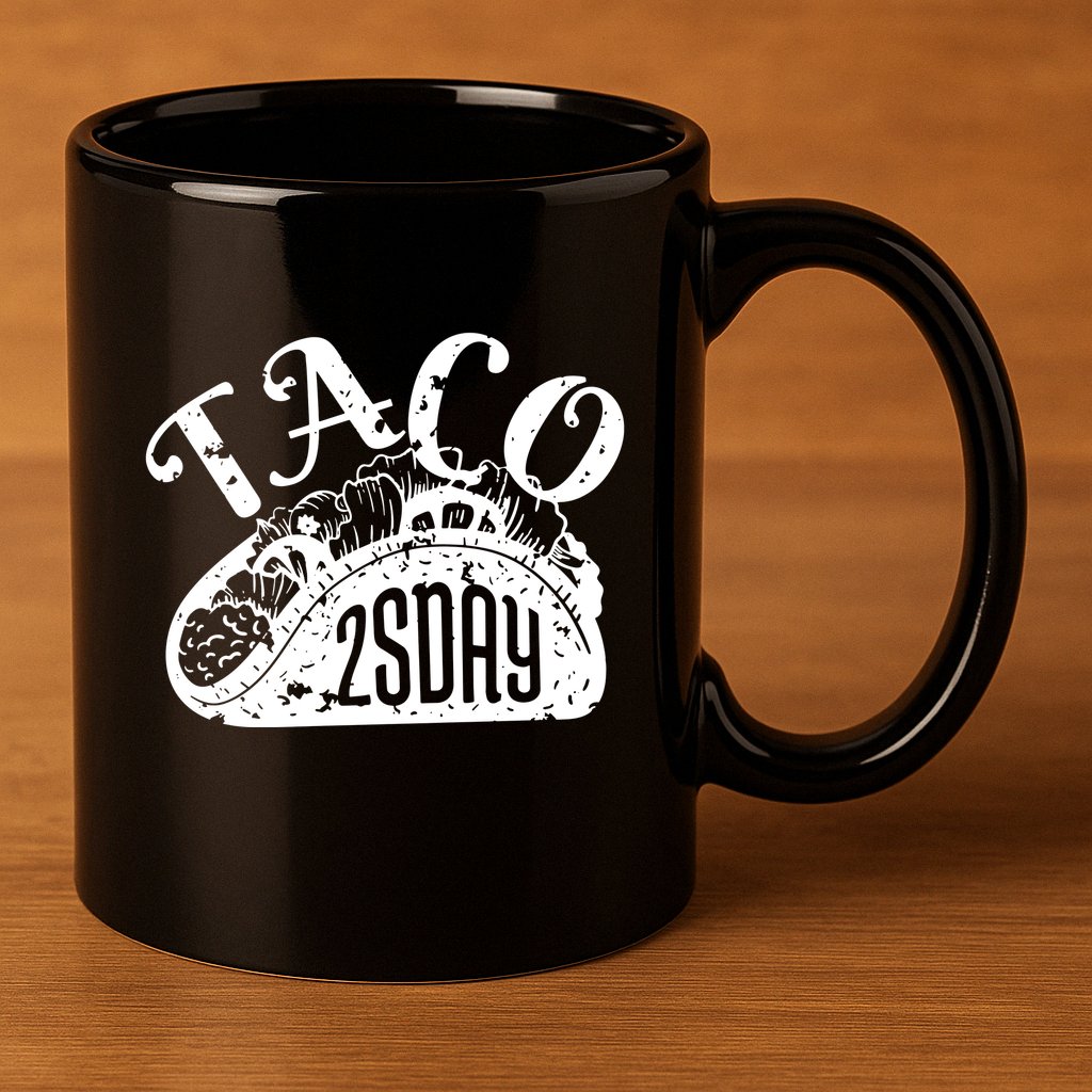 Taco Tuesday Mexican 11oz C Handle Ceramic Mug