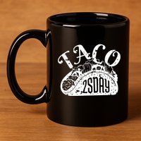 Taco Tuesday Mexican 11oz C Handle Ceramic Mug