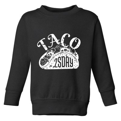 Taco Tuesday Mexican Toddler Sweatshirt