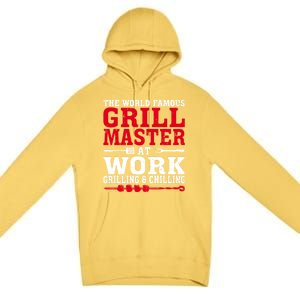 The The Myth The Grill Master Grillmaster Bbq Gift Premium Pullover Hoodie