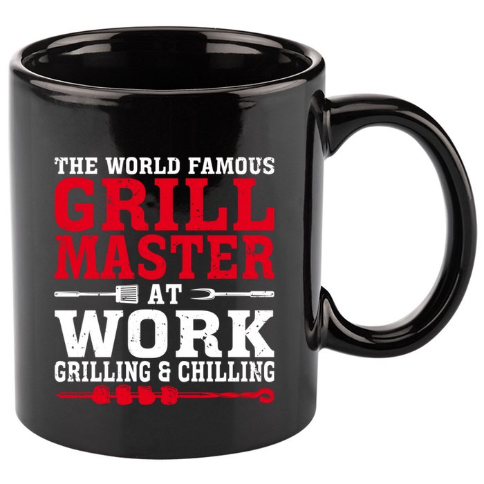 The The Myth The Grill Master Grillmaster Bbq Gift 11oz C Handle Ceramic Mug