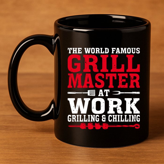 The The Myth The Grill Master Grillmaster Bbq Gift 11oz C Handle Ceramic Mug