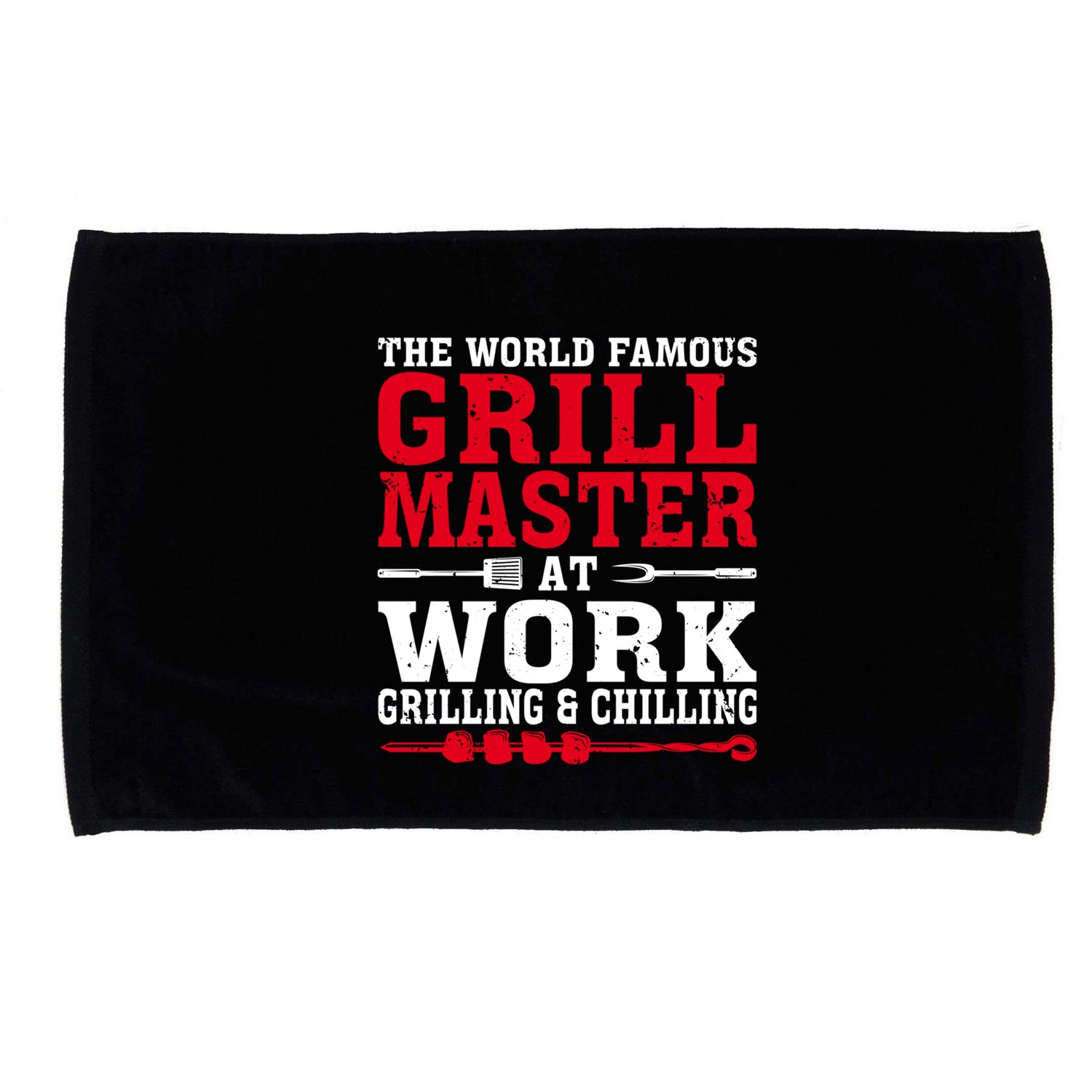The The Myth The Grill Master Grillmaster Bbq Gift Microfiber Hand Towel