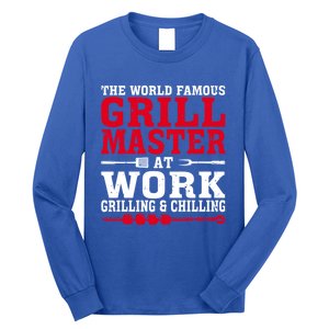 The The Myth The Grill Master Grillmaster Bbq Gift Long Sleeve Shirt